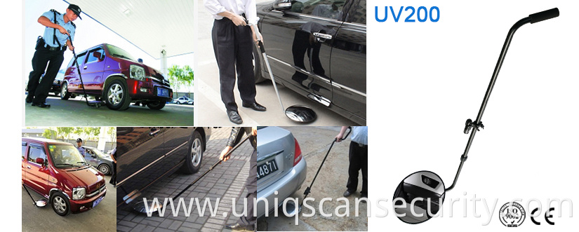 Portable under vehicle inspection Mirror for Vehicle Security Checking UV200